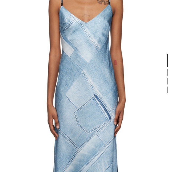 Hugo boss printed slip gown sateen finish - Picture 3 of 4